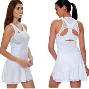 Adidas Stella McCarney Barricade White Tennis Dress Size Small